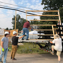 Lake-Geauga Habitat for Humanity volunteers building Home #100 in Lake County, Ohio.