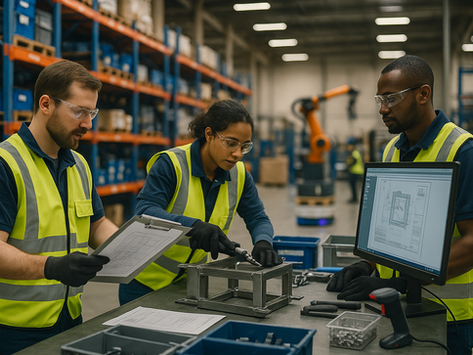 Workers in an ETO shop