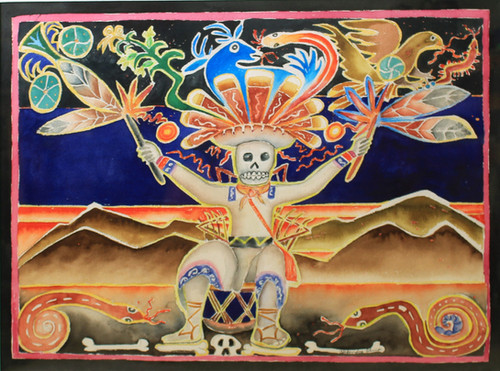 The Shaman Of The Other Side - Print | Alejandro Olmo Art