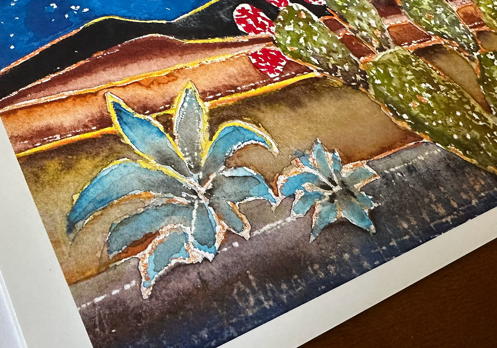 Thumbnail: Desert Night Greeting Card - 8.5" x 5.5" - 2 Pack