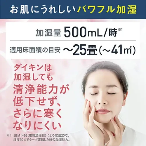 ダイキン 加湿空気清浄機 ホワイト MCK555ABK-W [適用畳数：25畳 /PM2