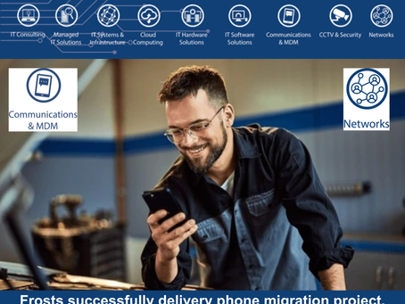 Frosts successfully deliver phone migration project, helping to deliver cost reductions for local automotive business