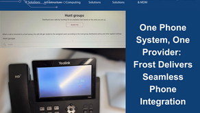 One Phone System, One Provider: Frost Delivers Seamless Phone Migration Project