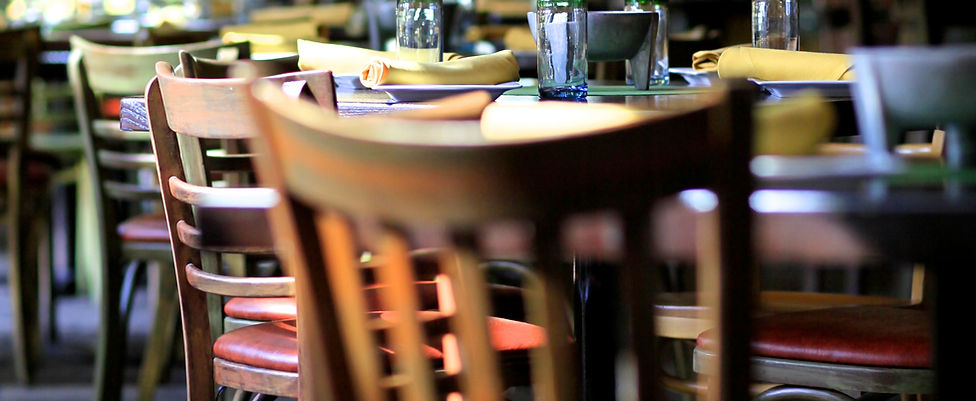 Intérieur de restaurant vide