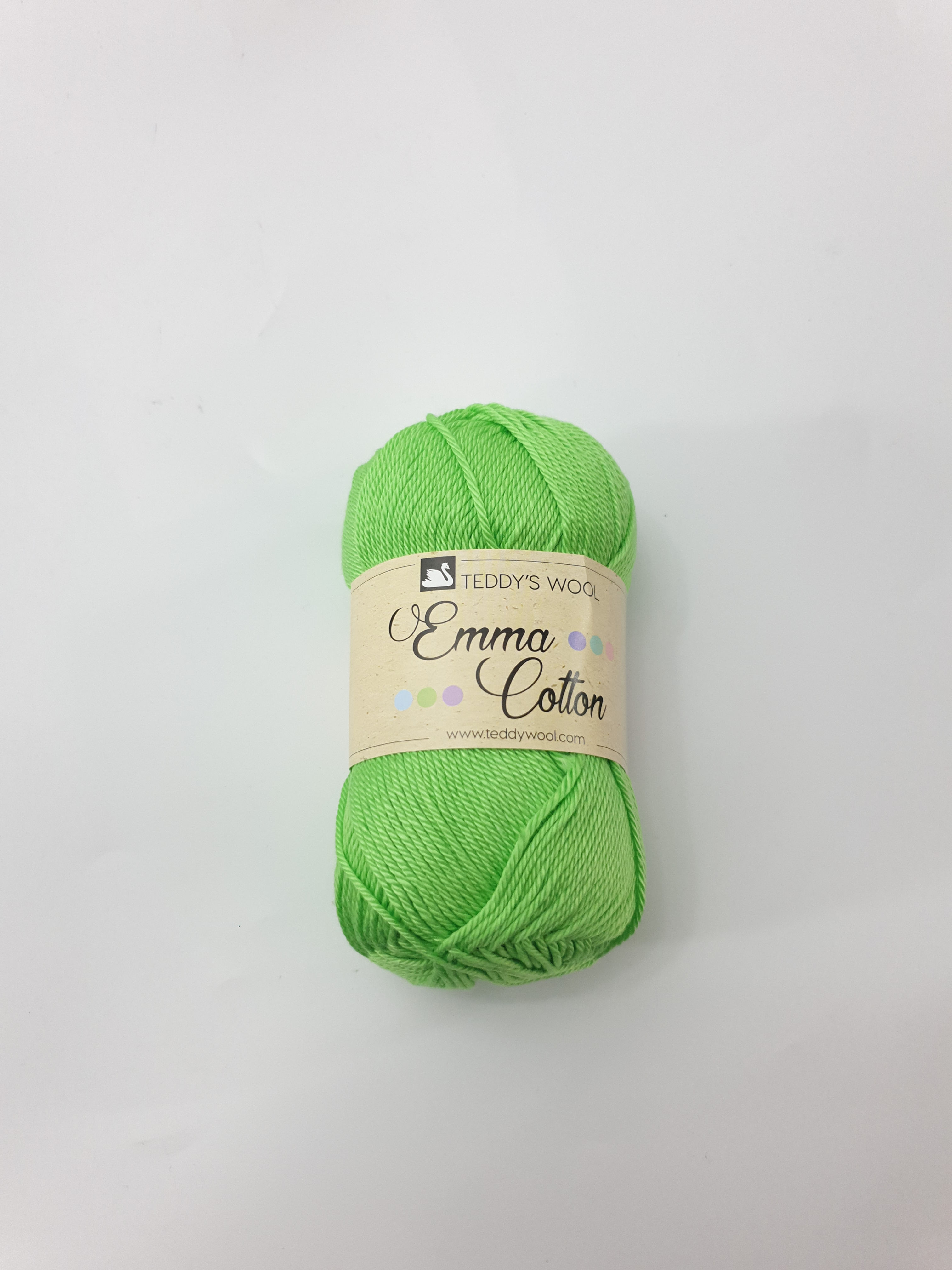 חוט כותנה ירוק בהיר 155