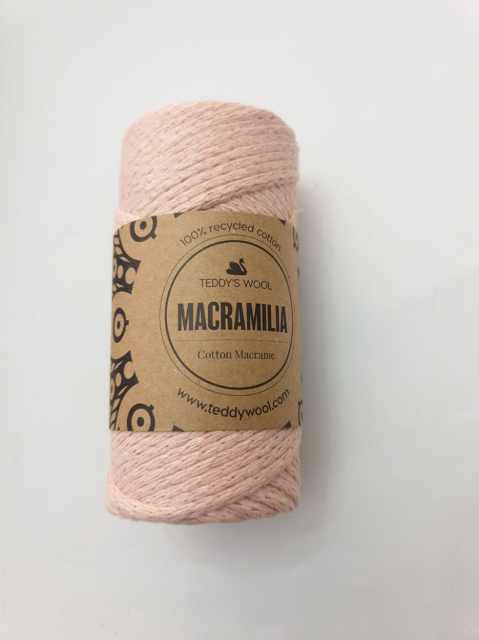 חוט כותנה עבה לסריגת תיקים