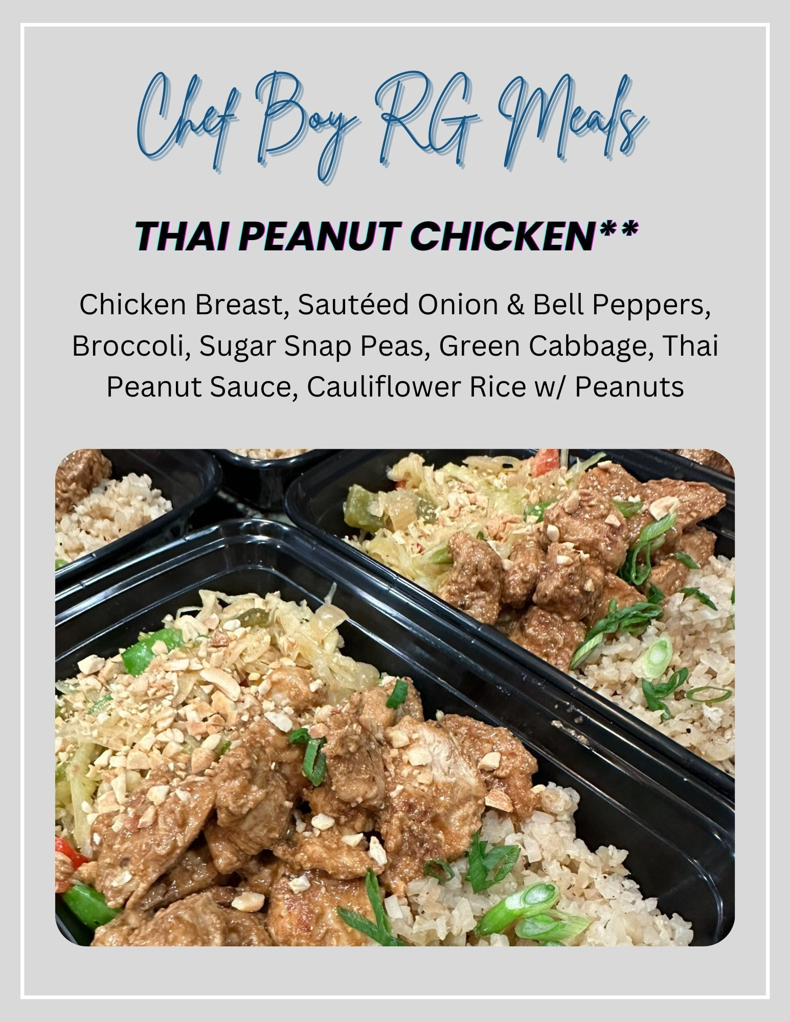 Thai Peanut Chicken **