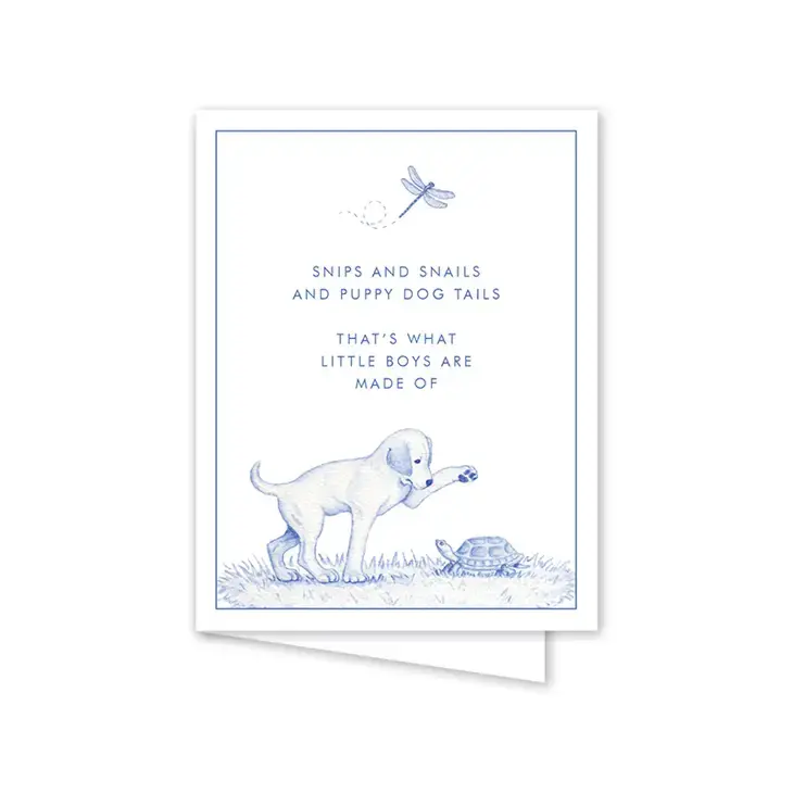 Thumbnail: Snips and Snails Poem Card
