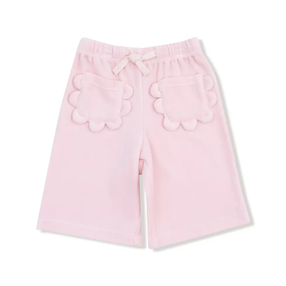 Thumbnail: Velour Teddy Bear  Oversized Shirt with Wide Leg Pant Set