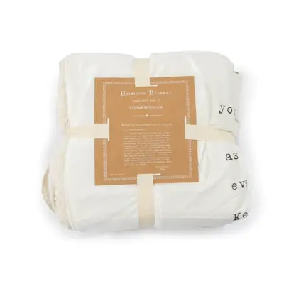 Sweet Darling (Letter to Sophie) Large Heirloom Blanket
