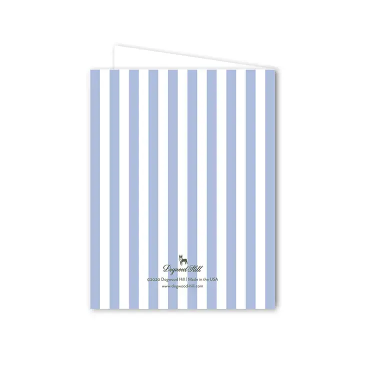 Thumbnail: Blue Hydrangea Wedding Card