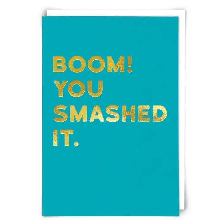Smashed It Card