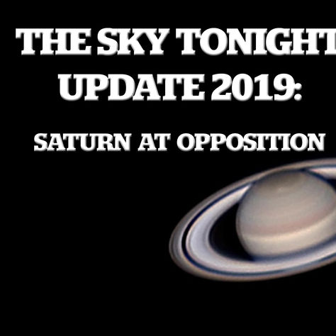 The Sky Tonight Update: Saturn at Opposition