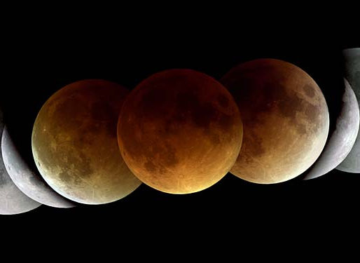 Lunar Eclipse Over Baton Rouge, 8 October