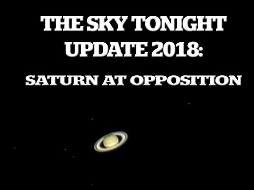 The Sky Tonight Update: Saturn at Opposition