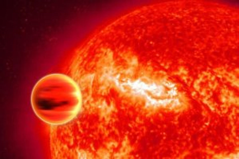 planet being consumed by sun