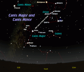 sirius, bellatrix, canis major