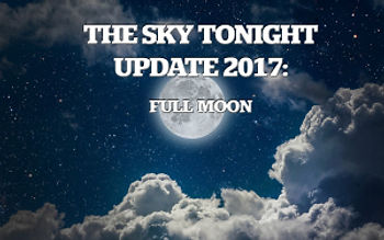 full moon, sky tonight update