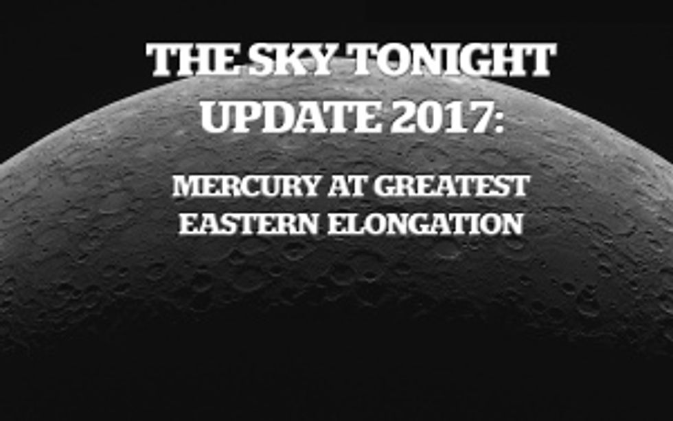 Mercury at Greatest Eastern Elongation