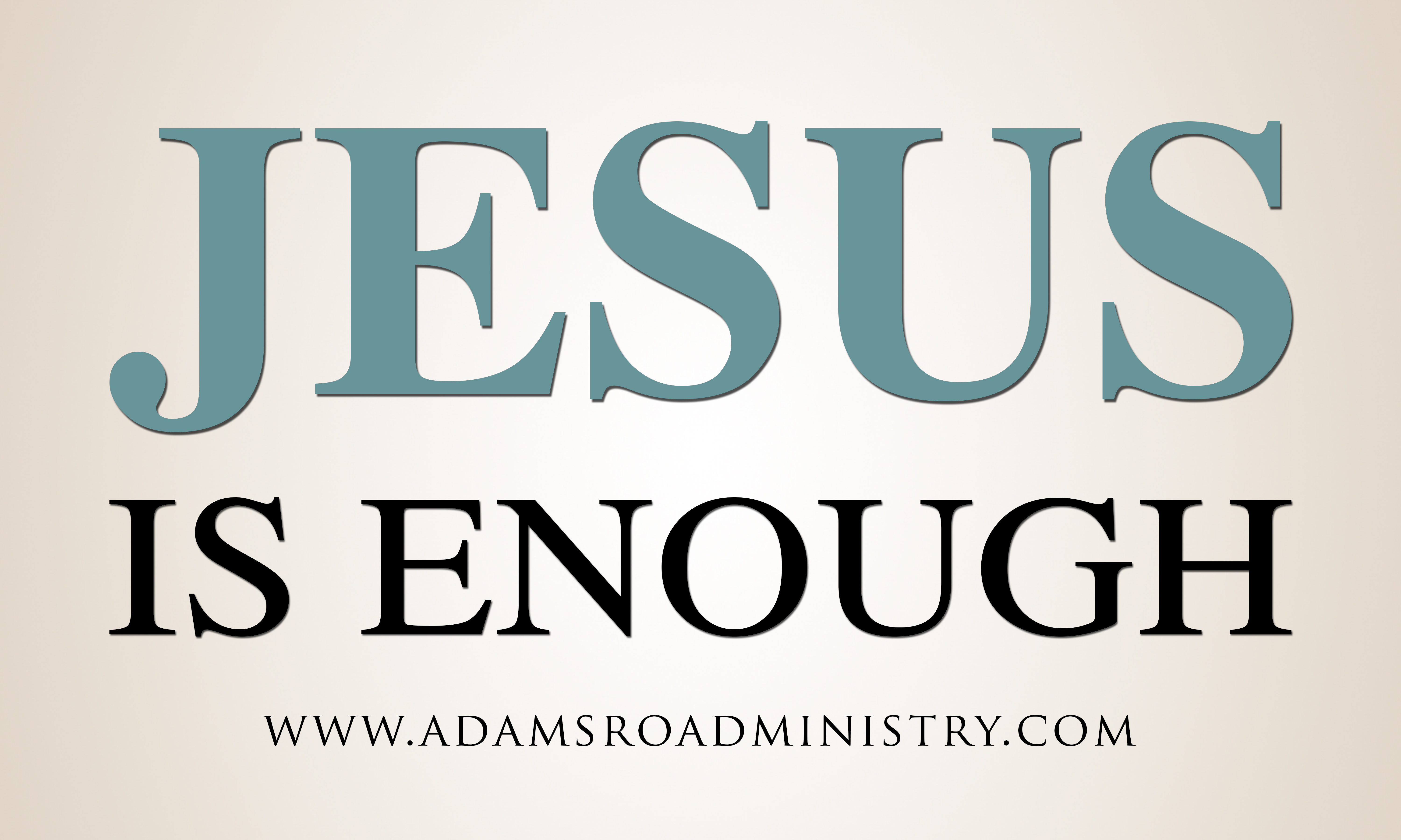Jesus is Enough Graphic