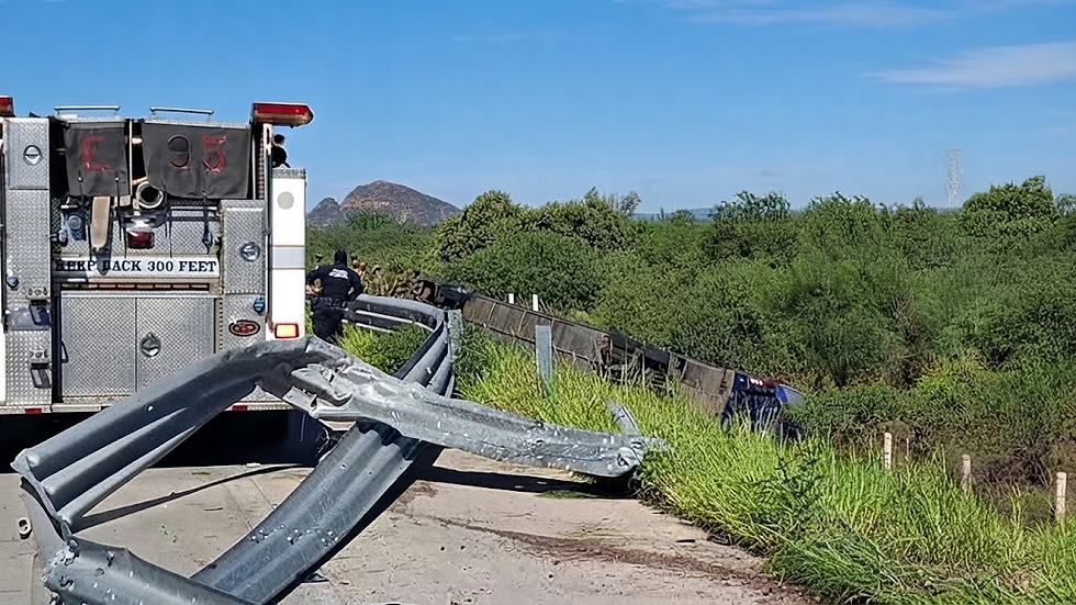 Lista de heridos tras el trágico accidente de autobús en la carretera Empalme–Ciudad Obregón