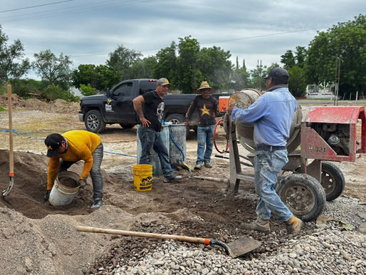Gobierno de El Fuerte inicia construcción de barda perimetral de Casa de Asistencia Social y aula de educación especial