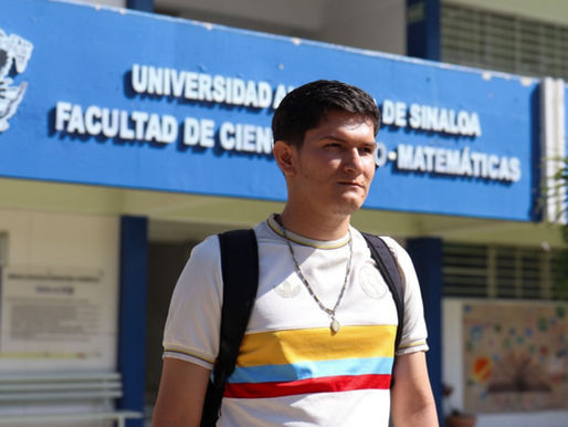 Alumno de Ingeniería Electrónica de Colombia elige a la UAS para fortalecer su formación global