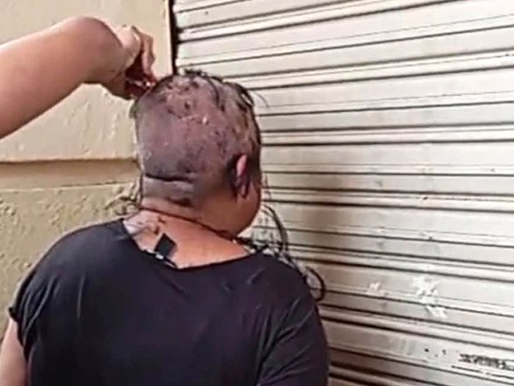 Rapan a una timbona; hartos de los robos, comerciantes se hacen justicia y 'la pelan'