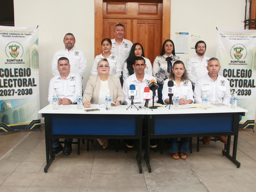 Con el registro de 'Poder Sindical' como planilla única, el Colegio Electoral del SUNTUAS Académicos convoca a más de 5 mil profesores a las urnas el próximo 27 de octubre
