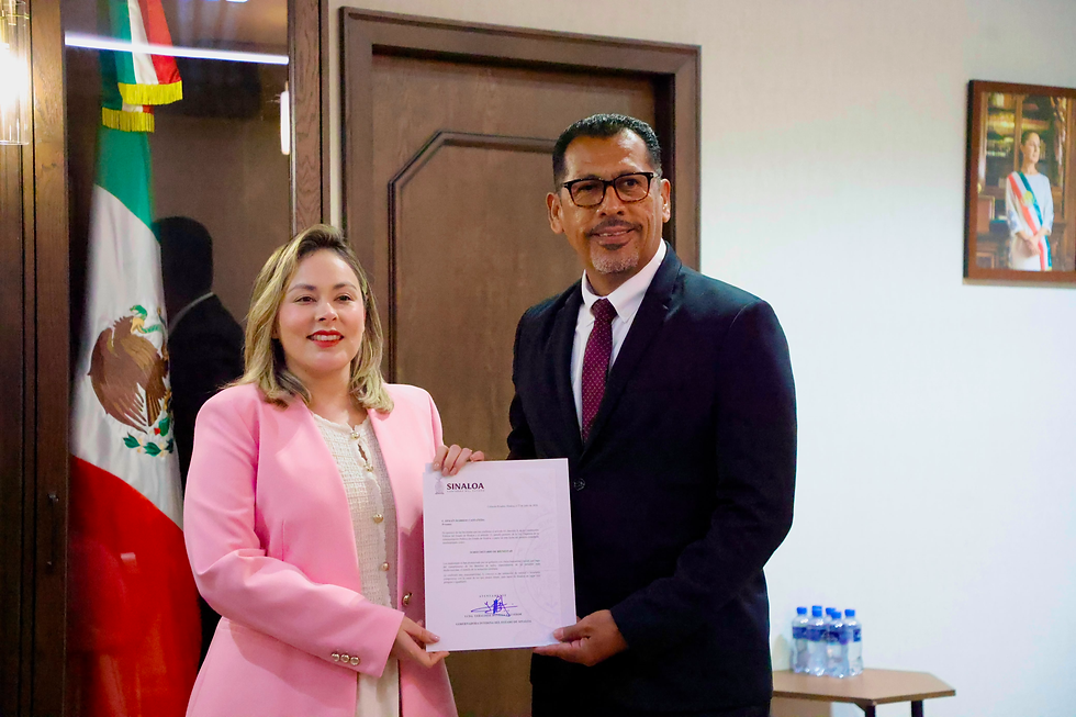 Nombra Gobernadora Yeraldine Bonilla a Efraín Barrios Castañeda, subsecretario de SEBIDES