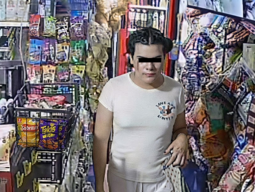Video: Captan a sujeto robando embutidos de un refrigerador en pleno negocio; lo 'buscan' para que liquide
