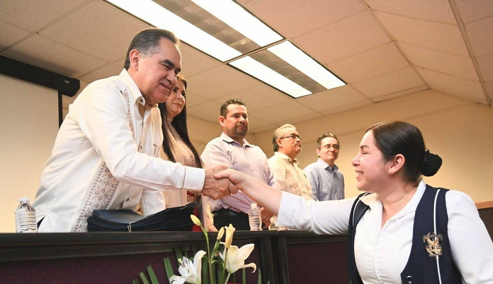 Fortalece el Rector Jesús Madueña la certidumbre laboral de docentes en la Facultad de Enfermería Mazatlán