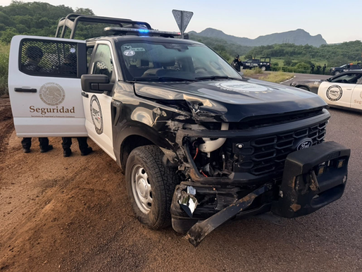SSPC reporta decomisde arsenal y vehículo robado tras enfrentamiento en Jesús María, Culiacán