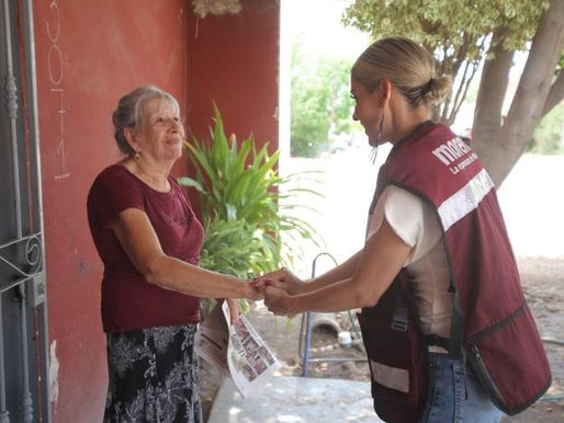 Llama Estrella Palacios a defender la soberanía nacional y consolidar la transformación durante recorridos casa por casa en Culiacán