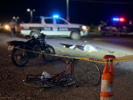 Identifican a ciclista fallecido tras chocar con motociclista en San Blas, El Fuerte