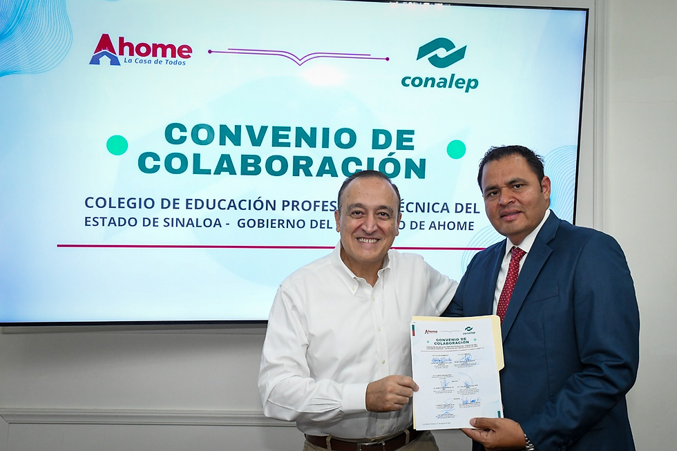 CONALEP Sinaloa y Ahome unen fuerzas en beneficio a la educación técnica bachiller