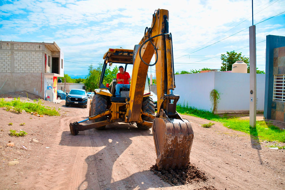 Inicia Lupita López la construcción de red de drenaje sanitario en el fraccionamiento Los Ángeles