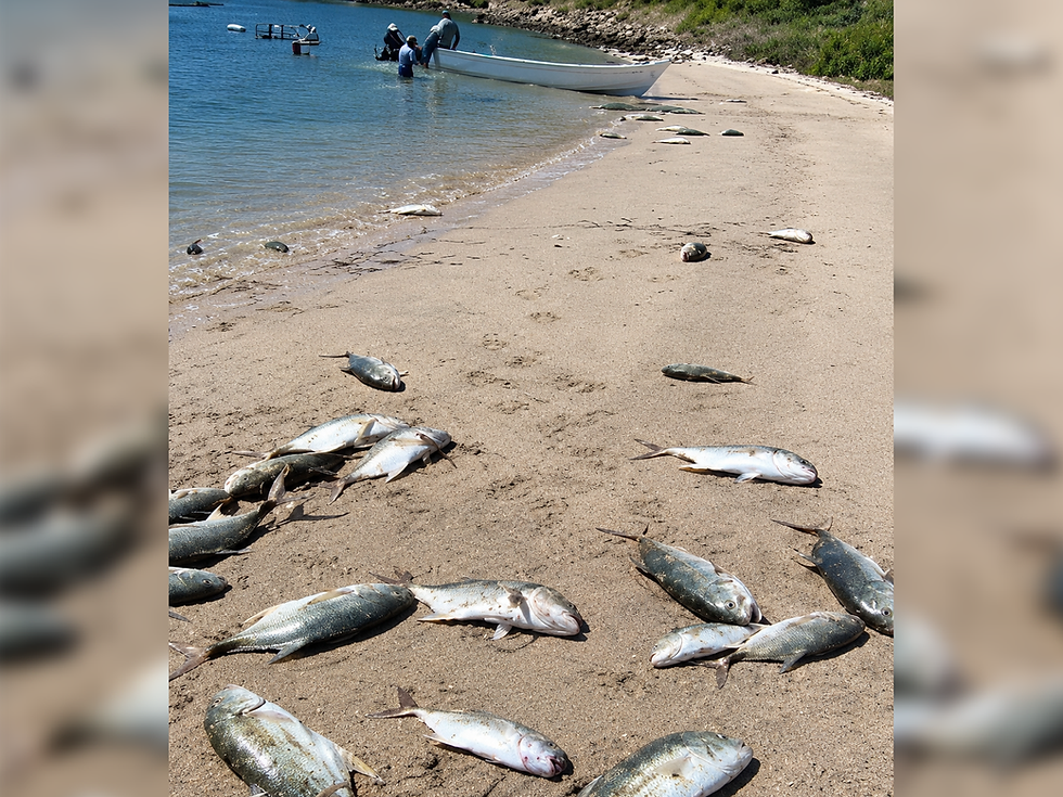 Controversia en El Huitusi: Pescadores justifican la cacería masiva del pez toro para salvar la temporada de camarón
