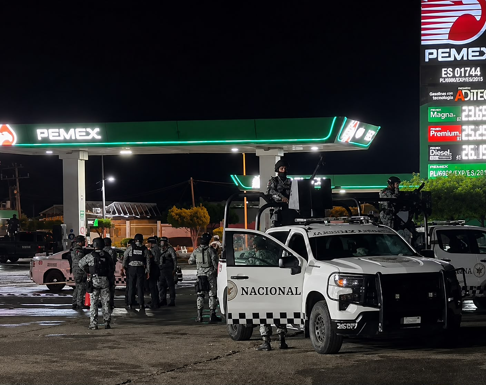 Atacan a balazos a elementos de la Guardia Nacional en El Burrión, Guasave