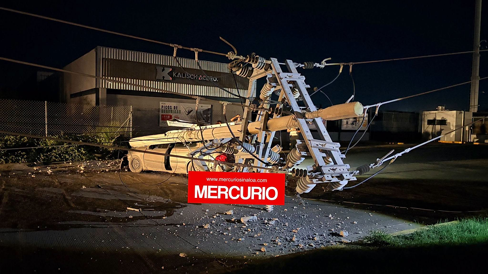 ¿Cuánto cuesta el chocar contra un poste de CFE? Costos, multas y el vía crucis legal tras derribar infraestructura eléctrica