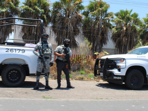 Despliegue federal: Guardia Nacional catea bodega en el Lateral 18 de Los Mochis