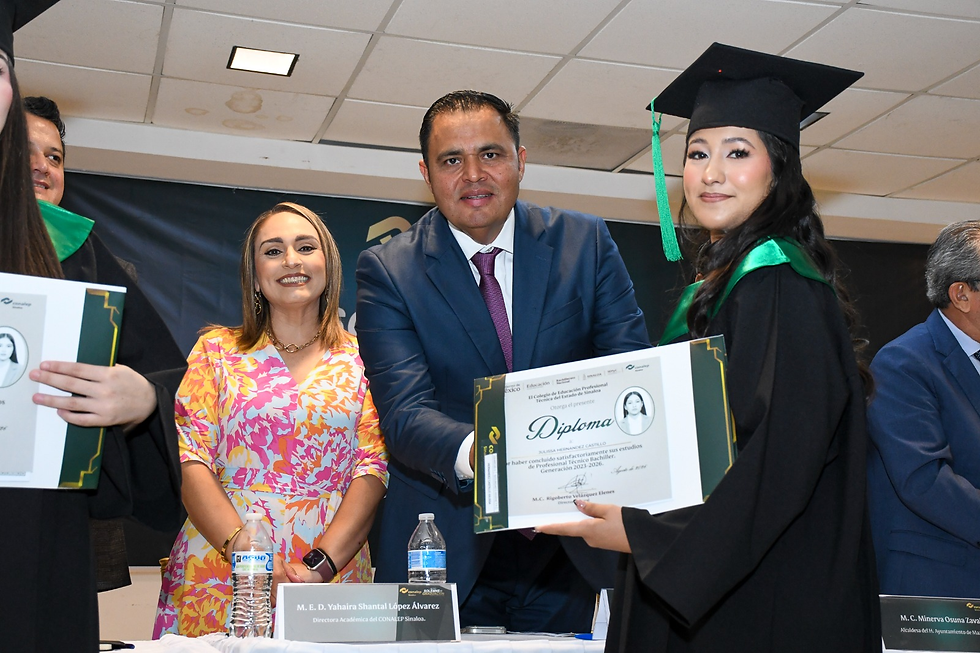 Conalep Sinaloa entrega a Mazatlán una nueva generación de profesionistas técnicos