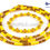 Thumbnail: OSHUN SET DE COLLAR CON IDDE DE CUENTAS CHEKAS GENUINAS CZECH BEADS OCHUN