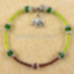 IDDE  DE ORULA CON ELEGUA PEQUEÑO CON ACENTOS PLATEADOS ELEGGUA