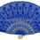 Miniatura: Abanico Azul Para Yemaya Muy Buena Calidad, Abanicos. Blue Hand Fan for Jemanja