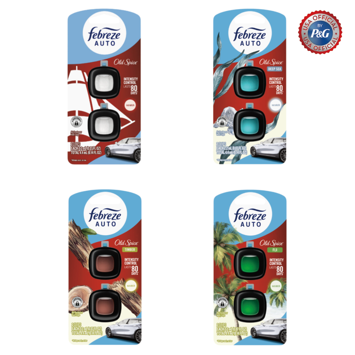 Febreze / Old Spice®︎ Vent Clip (0.14oz/4.4ml)