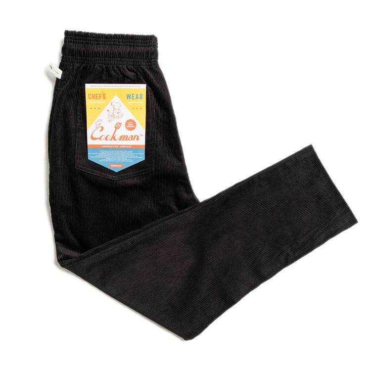 Cookman™️ Chef Pants Corduroy #Black