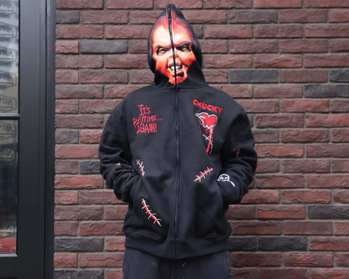 SP x Chucky Playtime Mask Full Zip Hoodie | CHOPTOP