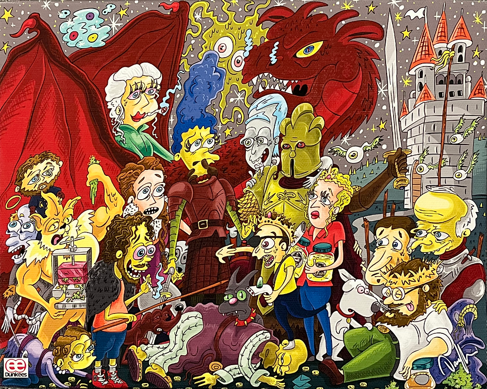 DUNKEES #Game of Terps Canvas Print