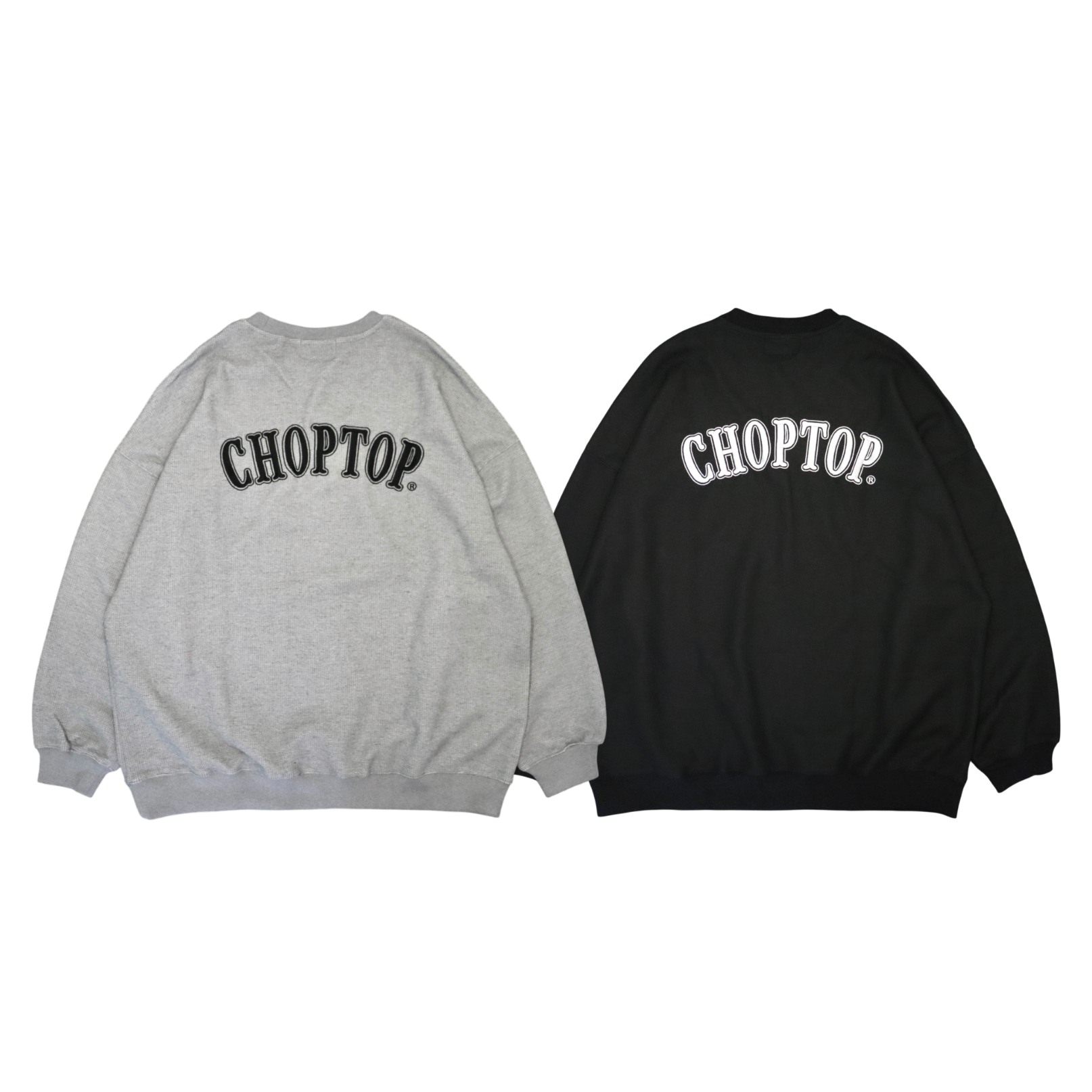 Logo Embroidery Waffle Sweat #2color
